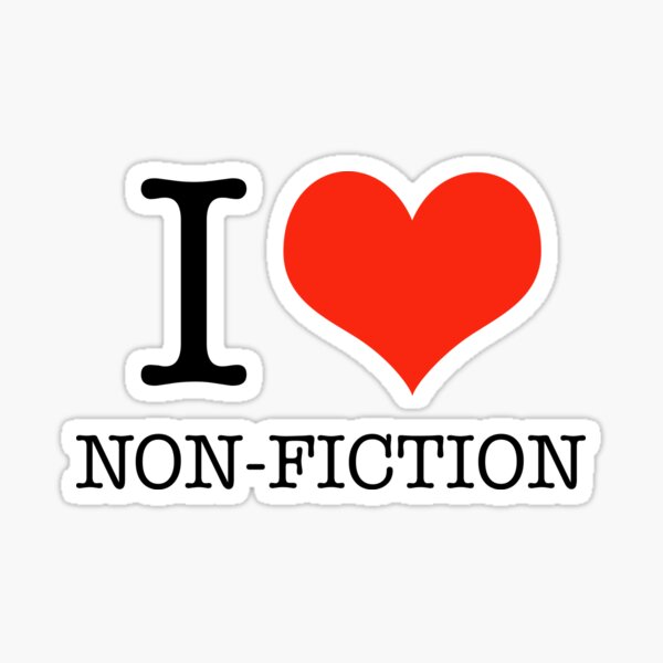 Item preview, I Love Nonfiction designed and sold by Hux Designs.