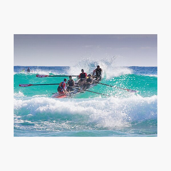 Surfboat at Narooma Beach Photographic Print