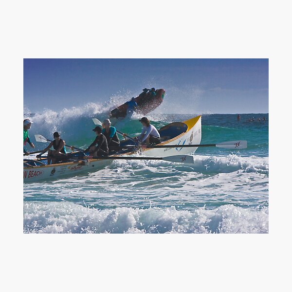 Surfboat at Narooma Beach Photographic Print