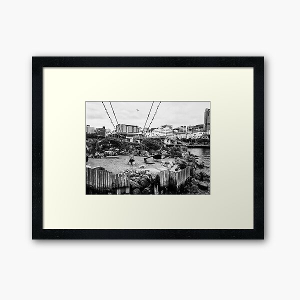 The Boatshed Garden Framed Art Print