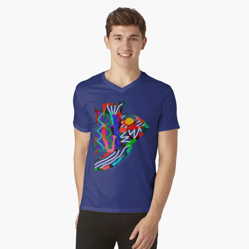 Item preview, V-Neck T-Shirt designed and sold by ntartworks.