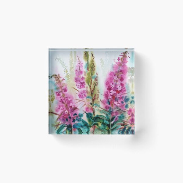 Item preview, Fireweed blossom. Watercolor designed and sold by OlgaVesel.