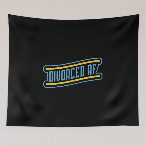 Item preview, DIVORCE: Divorced AF gift idea present designed and sold by SimonGs.