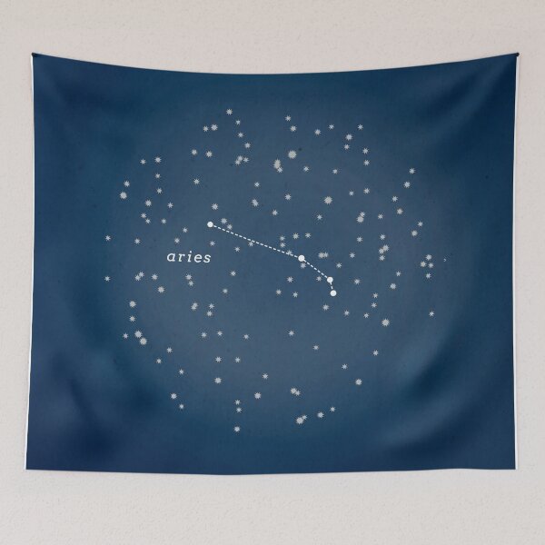 Item preview, ARIES - Astrology Astronomy Constellation Stars Zodiac designed and sold by MeganMatsuoka.