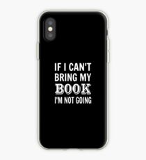 Vinilo o funda para iPhone Si no puedo traer mi libro, no voy a ir