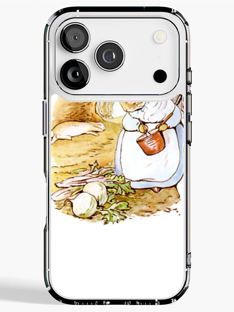 Thumbnail 1 of 5, iPhone Case, Peter Rabbit Adventure: Mother Rabbit Cooking Supper designed and sold by nerdchild.