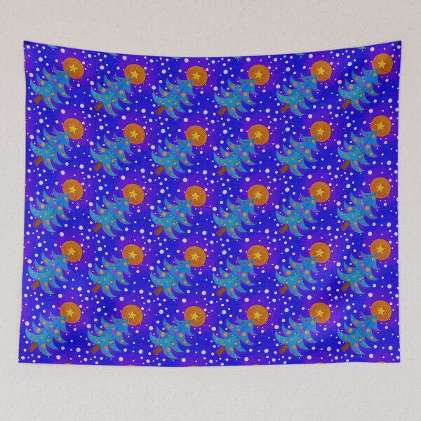 Item preview, Christmas tree seamless pattern  designed and sold by Versatill.
