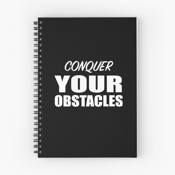 Item preview, Conquer Your Obstacles Motivational Gift  designed and sold by sols.