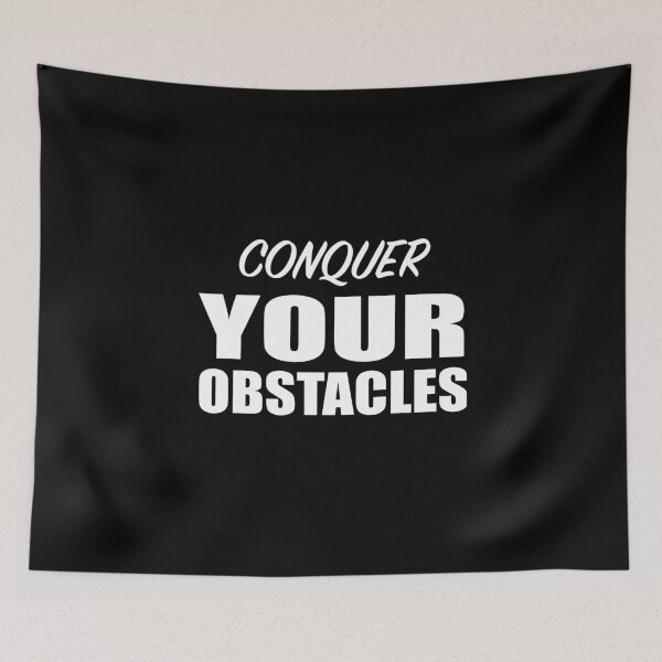 Item preview, Conquer Your Obstacles Motivational Gift  designed and sold by sols.