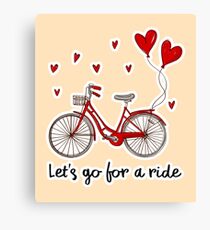Let's Go For a Ride Canvas Print
