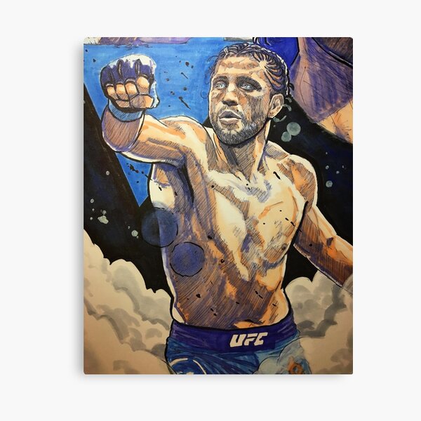 Brian Ortega Ufc Fighter Fan Art Canvas Print