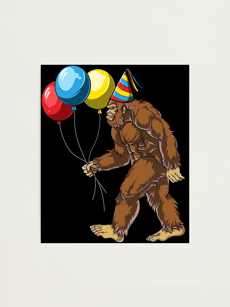 Bigfoot It's My Birthday T Shirt Kids Boys Sasquatch Party Bigfoot It's My Birthday T Shirt Kids Boys Sasquatch Party