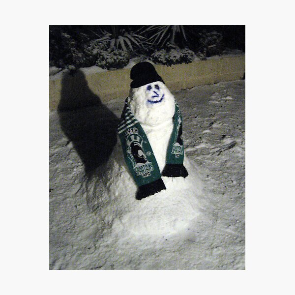 Item preview, 90 - BLYTH SPARTANS SNOWMAN (D.E. 6th January 2010) designed and sold by BLYTHPHOTO.