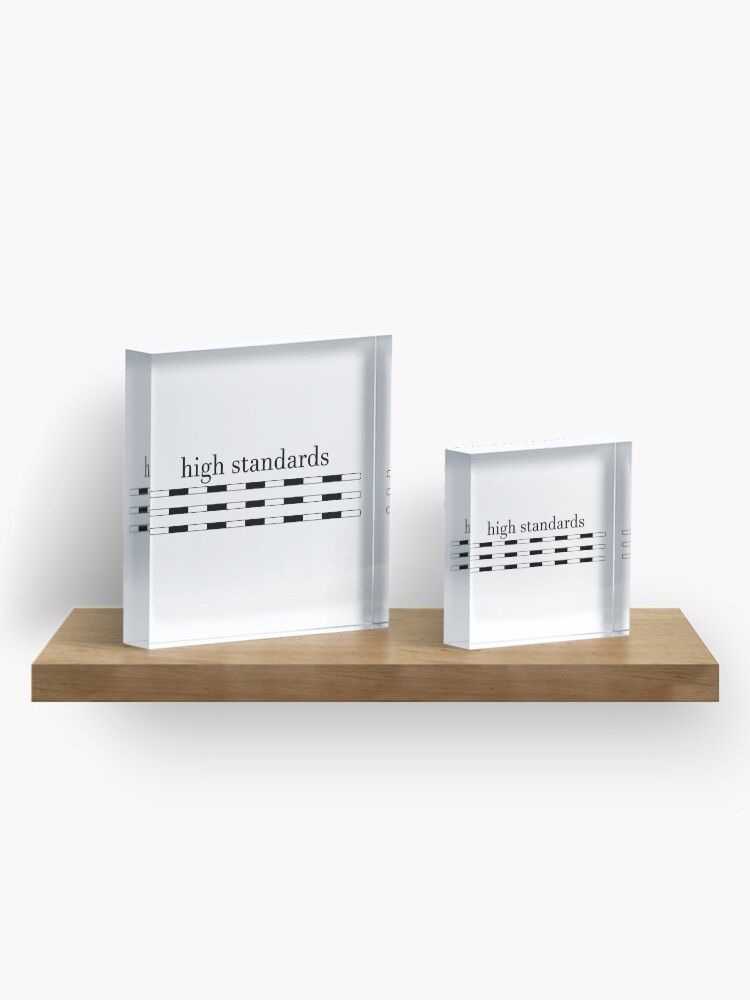 Alternate view of High Standards Acrylic Block