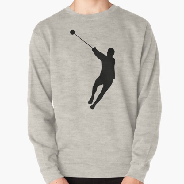 Hammer Throwing Silhouette (Hammer Throw) Pullover Sweatshirt