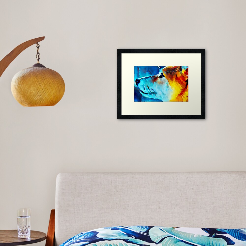 Shiba Inu 2 Framed Art Print