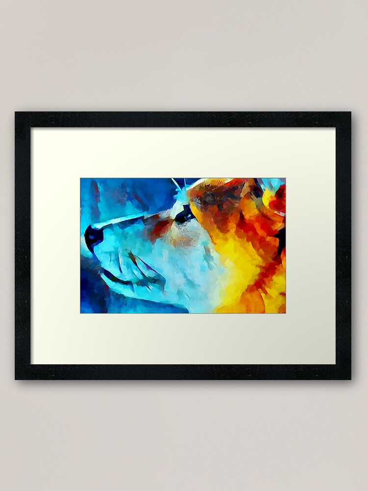 Alternate view of Shiba Inu 2 Framed Art Print