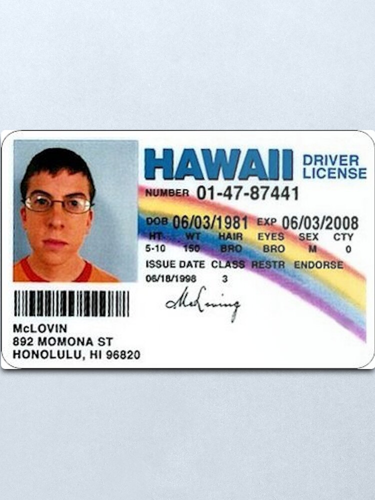 Fake Back Of Id