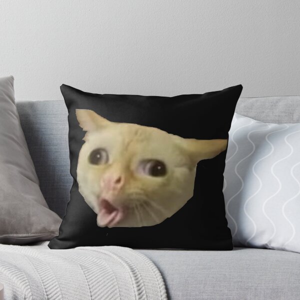 Item preview, Cat Coughing Like A Kid Meme designed and sold by RachelTintedRed.