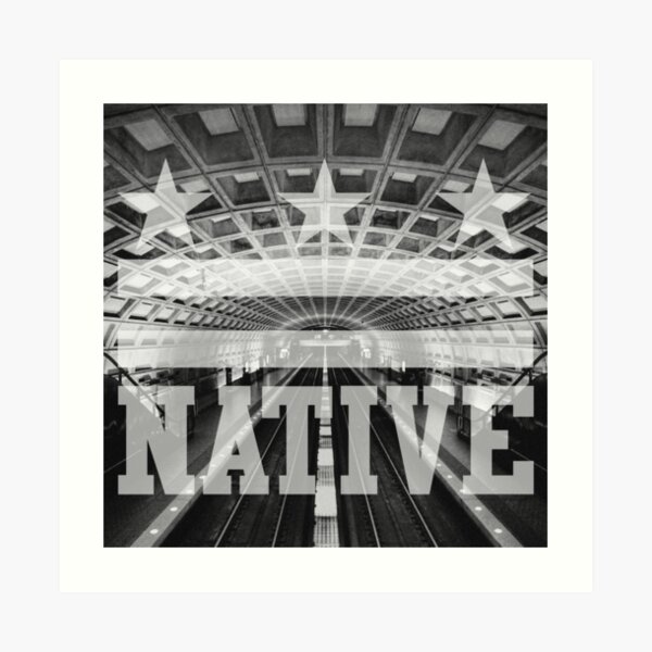DistrictNative on the METRO Art Print