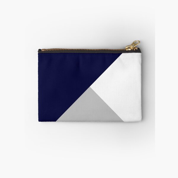 Item preview, Tricolor Navy Blue Silver Gray And White designed and sold by rewstudio.