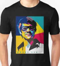 Camiseta unisex Bruce Lee arte colorido