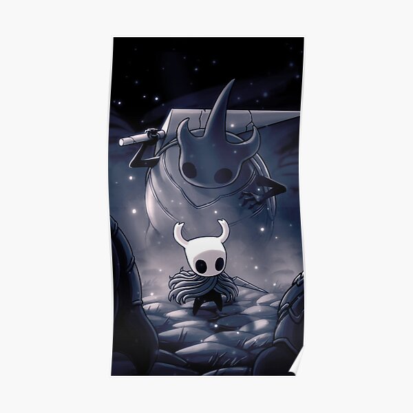 hollow Knight Inspired Painting - Poster