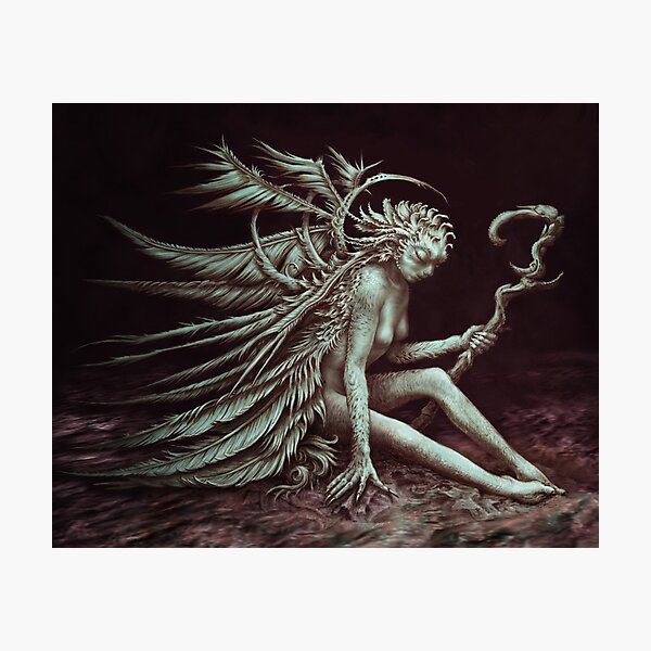 Feather-Fae Photographic Print