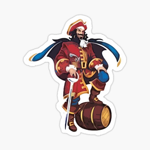 Cpt. Morgan Sticker