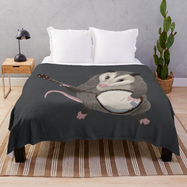 Item preview, Opossum playing the banjo - possum designed and sold by Mehu.