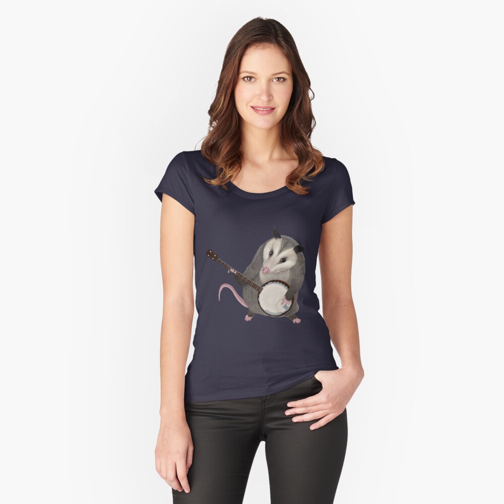 Item preview, Fitted Scoop T-Shirt designed and sold by Mehu.