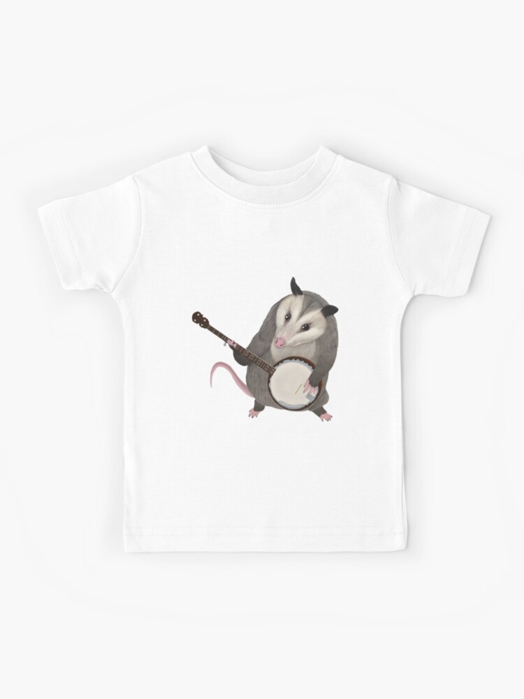 possum playing banjo shirt