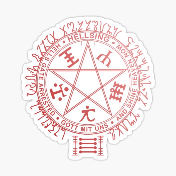 Hellsing Logo Stickers for Sale | Redbubble