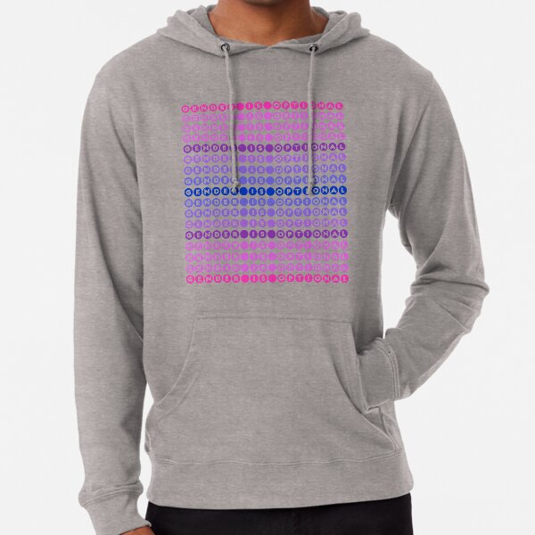 Gender Is Optional Lightweight Hoodie