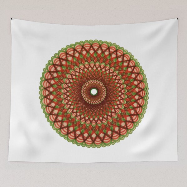 Item preview, Mandala--Green and Red designed and sold by TravellingAlle.