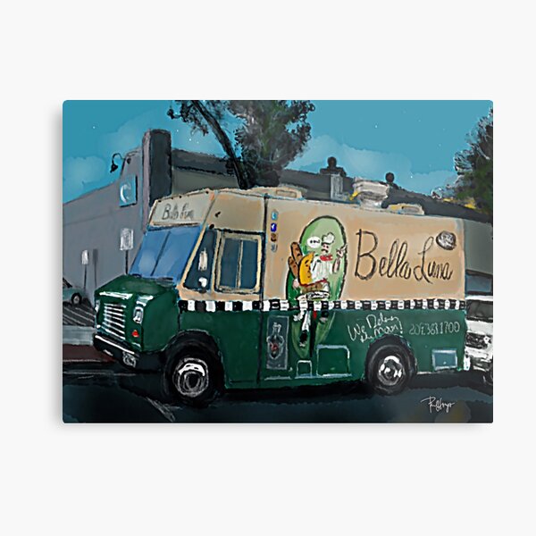 Bella Luna Metal Print