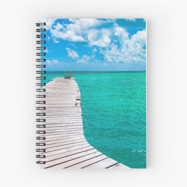 Item preview, Pier Over Caribbean Blue Water designed and sold by Roselyn Shoko.
