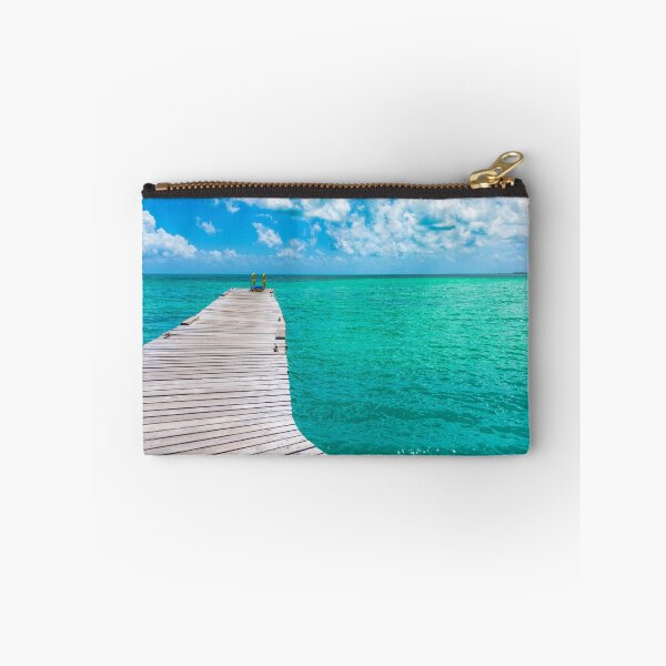 Item preview, Pier Over Caribbean Blue Water designed and sold by Roselyn Shoko.