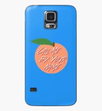 Rufen Sie mich bei Ihrem Namen Peach an Hülle & Klebefolie für Samsung Galaxy