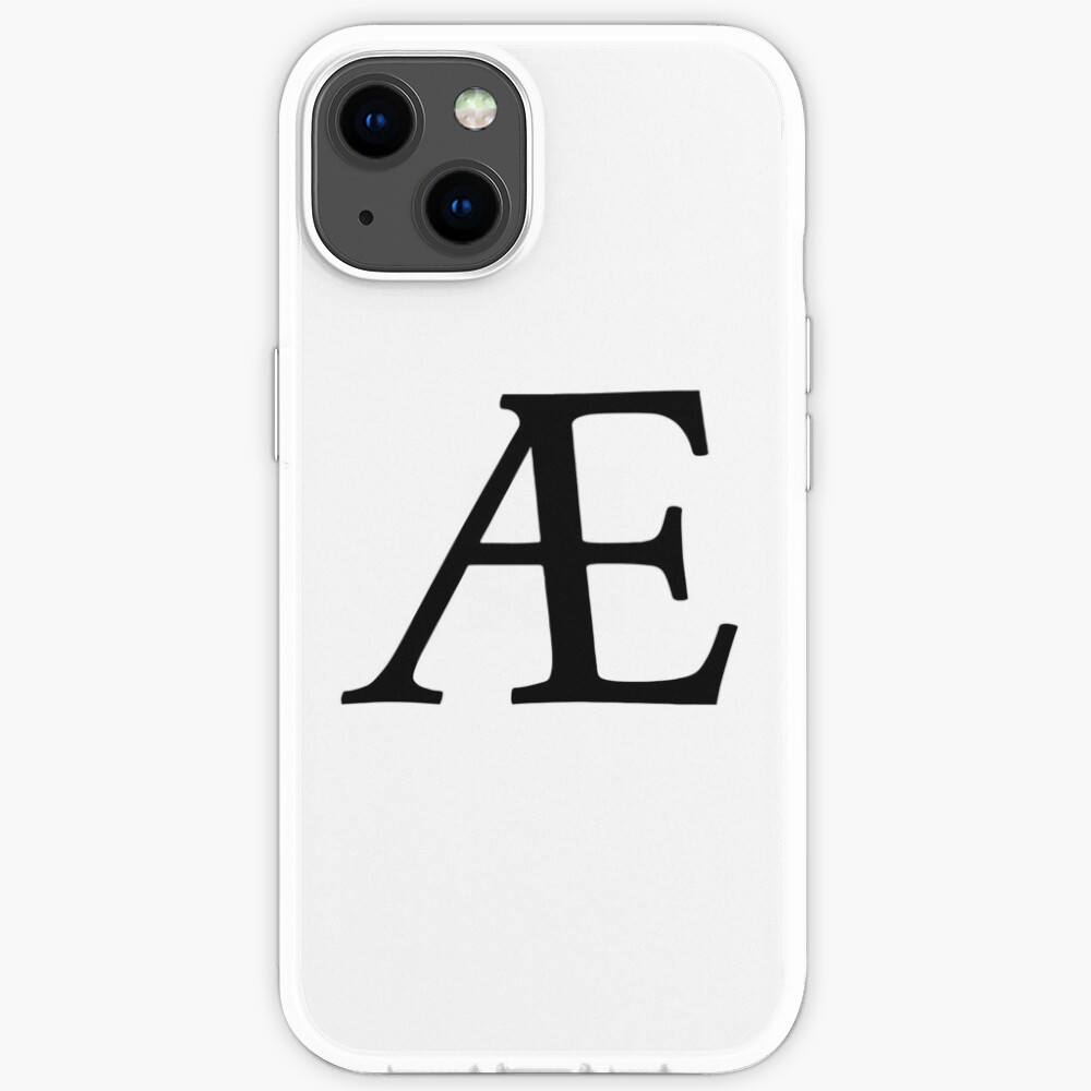 Ae Symbol Ligature Ae Letters Iphone Case By ronisback Redbubble