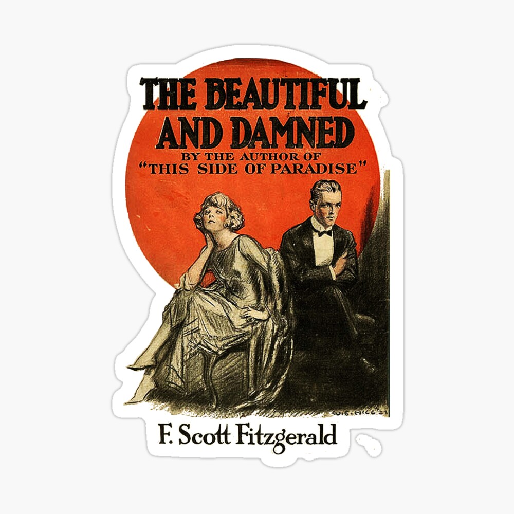 The Beautiful And The Damned F Scott Fitzgerald Book Cover Spiral Notebook By Buythebook86 Redbubble