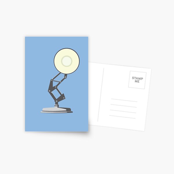 Vintage Lamp Postcard