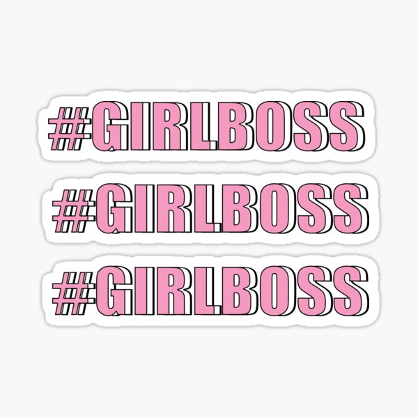 #GirlBoss Sticker