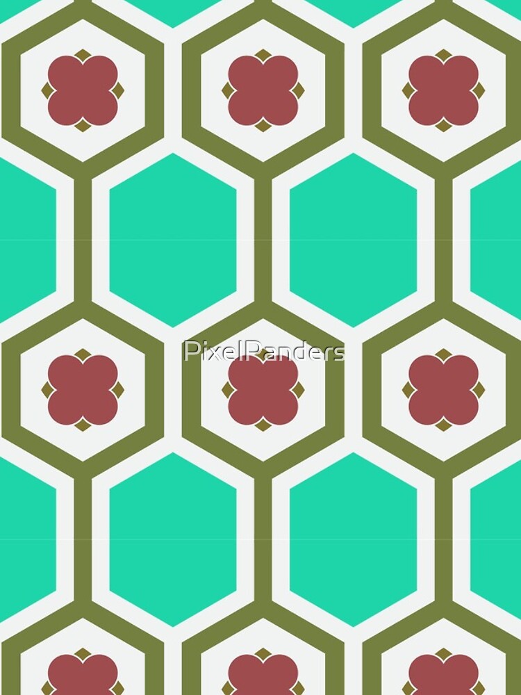 Thumbnail 4 of 4, iPhone Case, Geometric Flower designed and sold by PixelPanders.