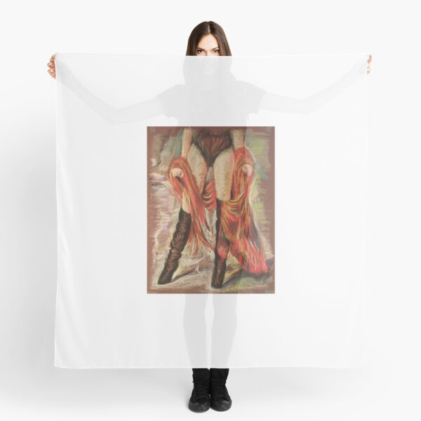 noir et rouge Scarf