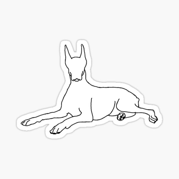 doberman Sticker