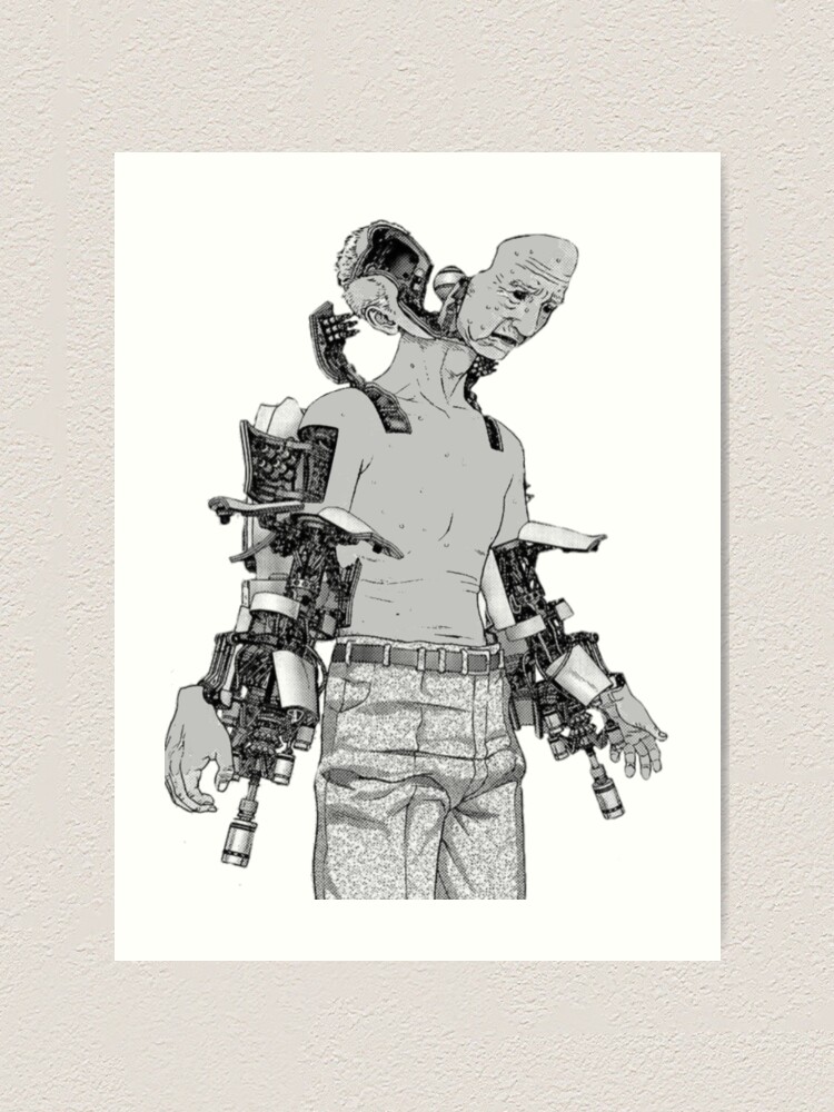 Inuyashiki Ichiro Art Print By Imuruk Redbubble