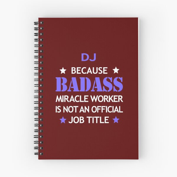 Item preview, DJ Badass Birthday Funny Christmas Cool Gift designed and sold by smily-tees.