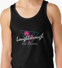 Retro 80s Neon 'Loughborough' Vintage East Midlands Tank Top