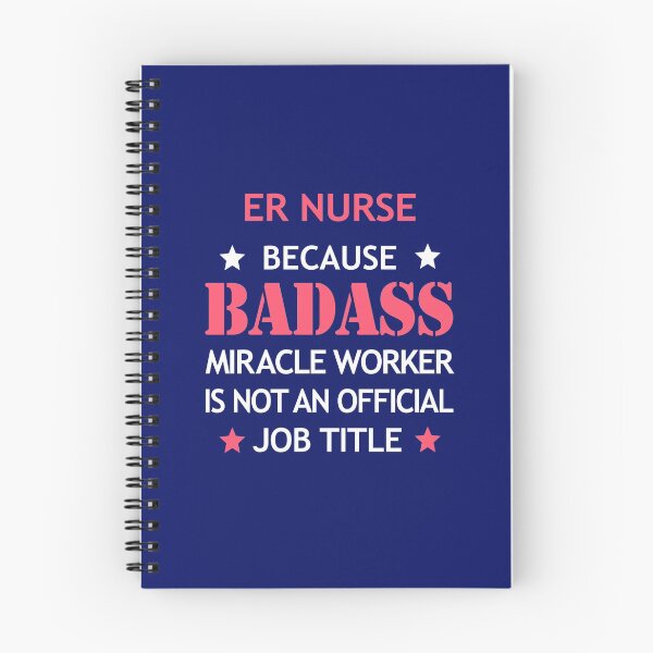 Item preview, ER Nurse Badass Cumpleaños Divertido Regalo genial de Navidad designed and sold by smily-tees.